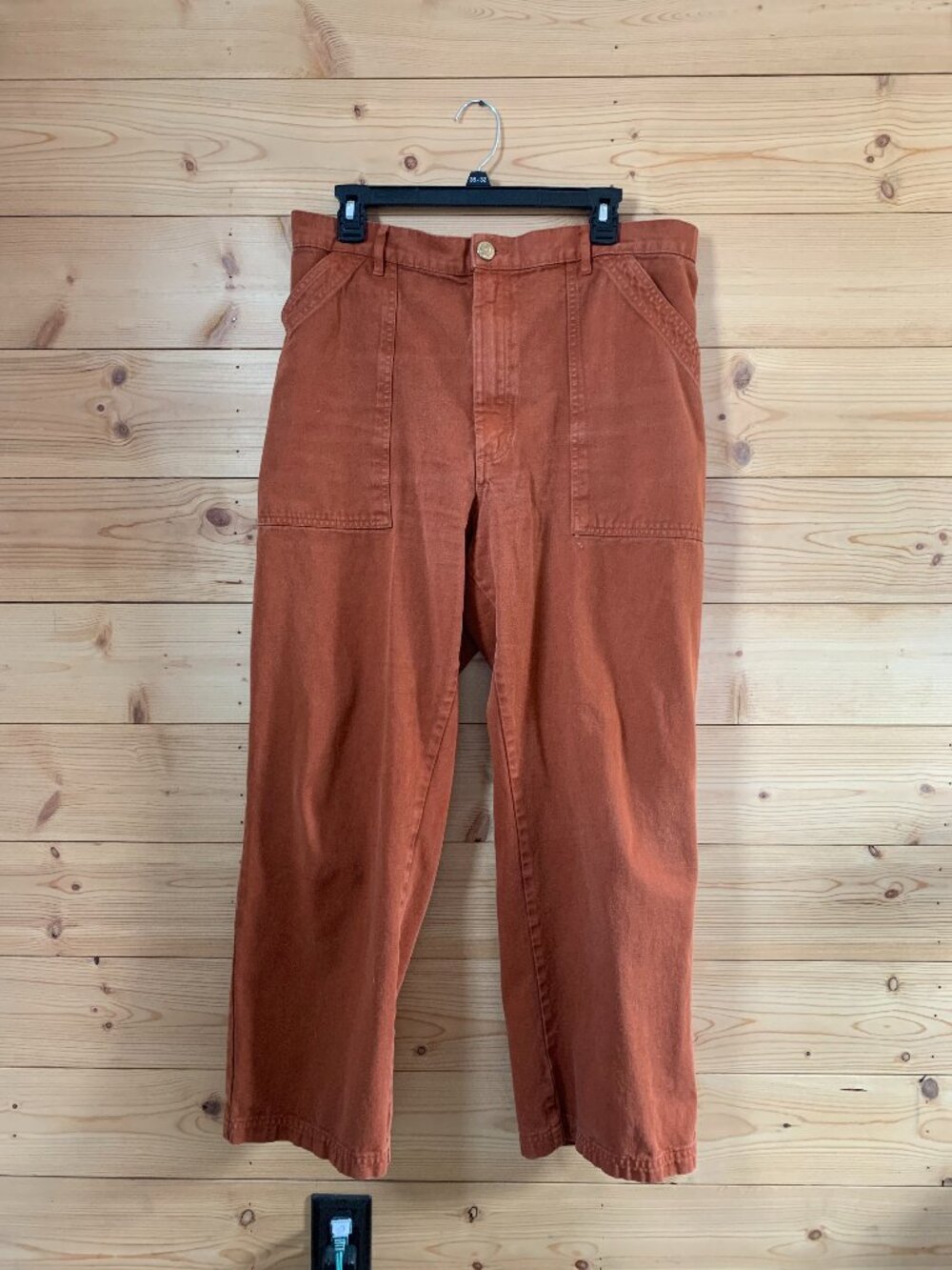 Orange Big Bud Press Work Pants